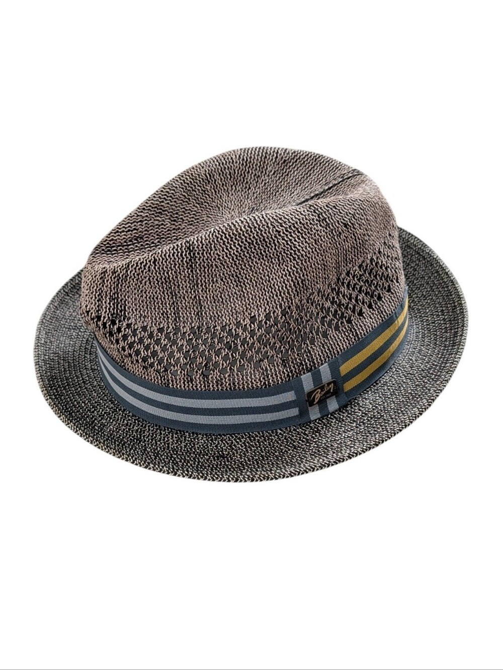 Bailey Of Hollywood, Mocha Color Woven Fedora Hat. Medium